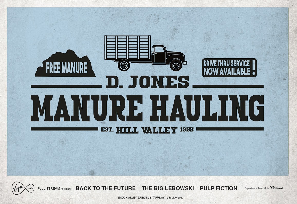 Back to the Future - Manure Poster