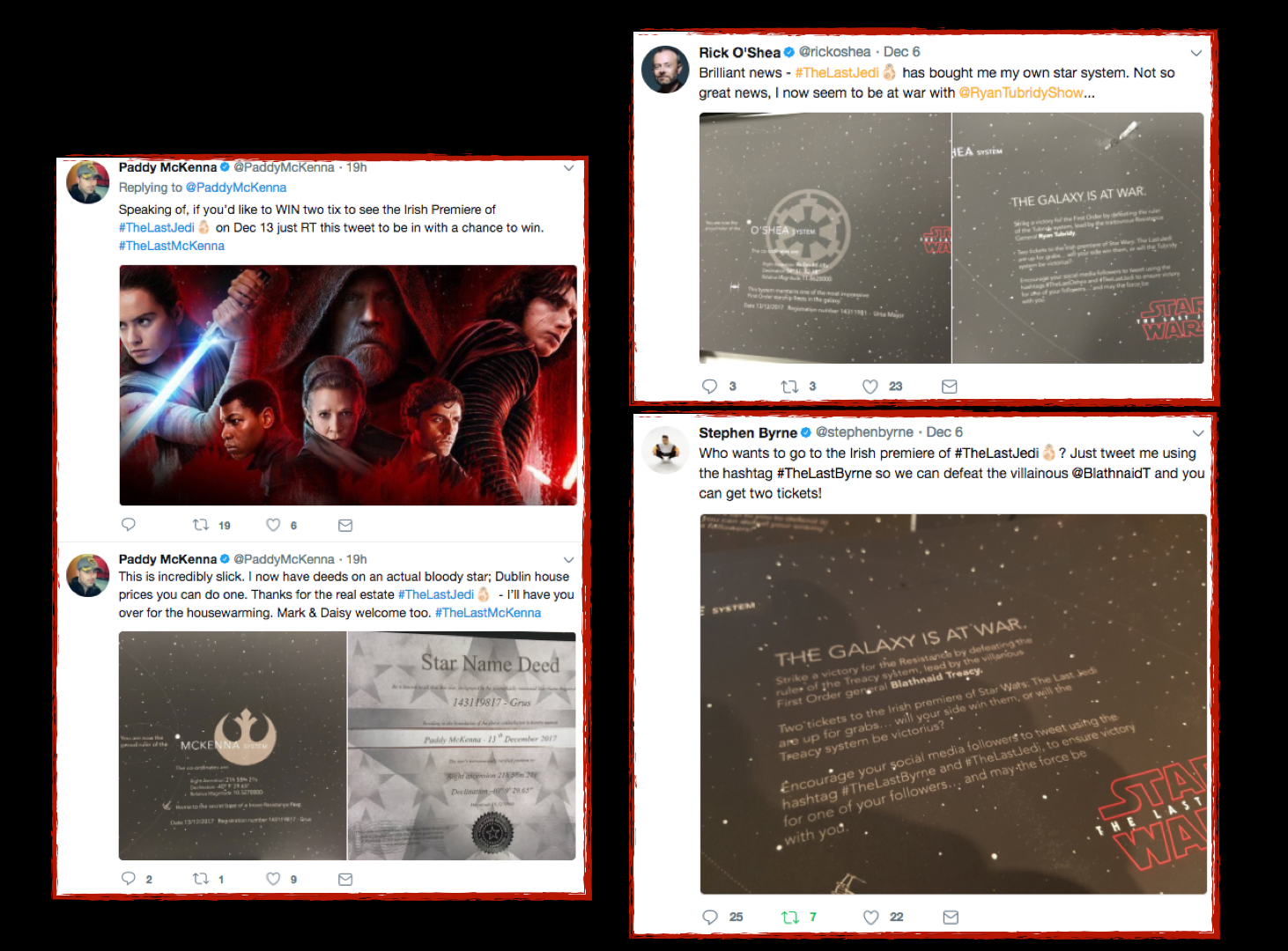 Star Wars Invites - Twitter Wars rage on