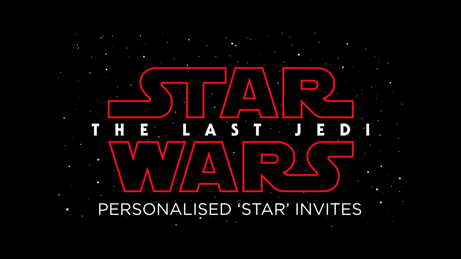 Star Wars Invites